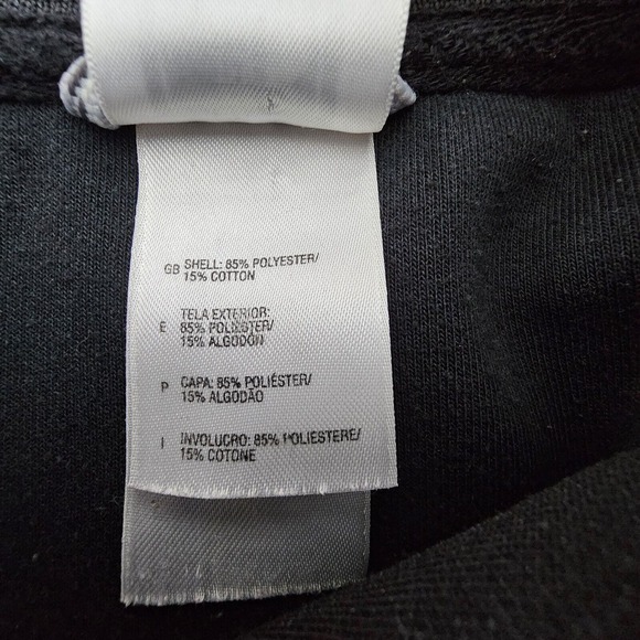 The North Face Women's Size L Full Zip Track Jacket Black White Performance - Picture 8 of 13